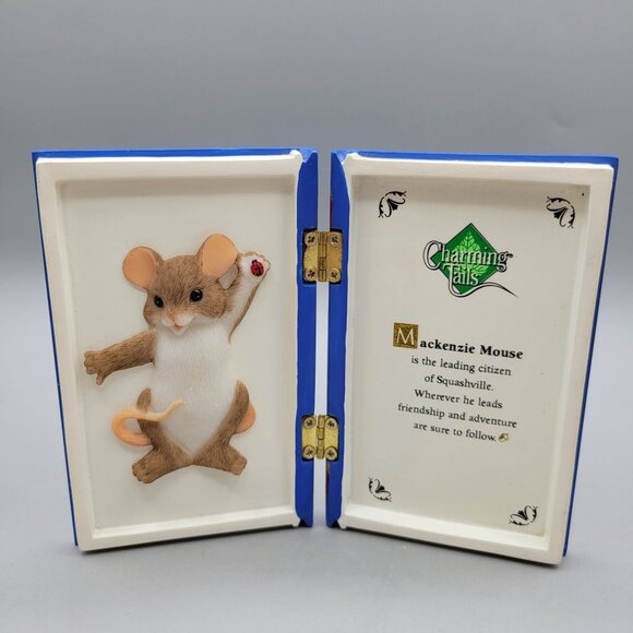 Charming Tails Library Character Figurines Collection Set Of 3 Books 98/547 - Picture 2 of 10